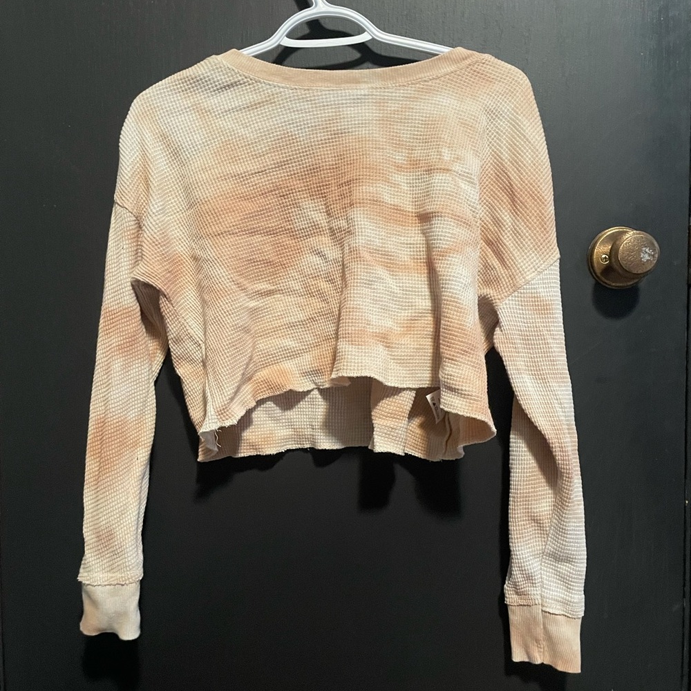 🔥3 for $15🔥 Jo&Co long sleeve “waffle” top | M